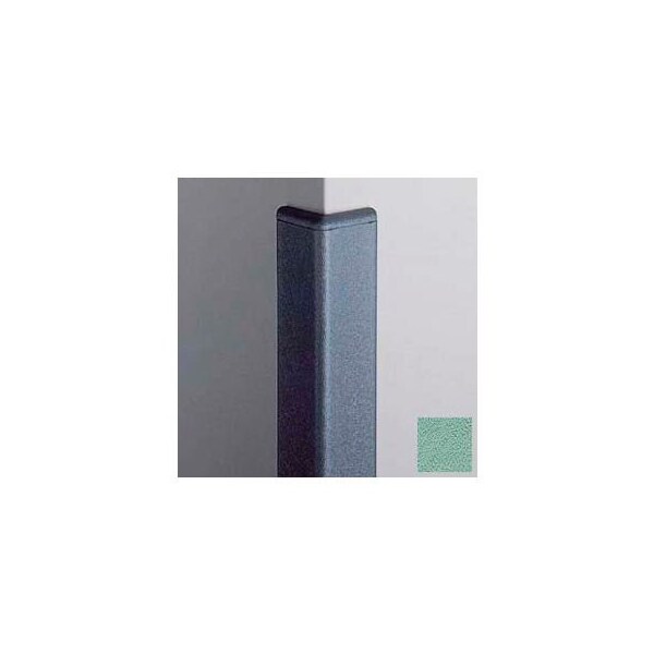 Pawling Surface Mounted Corner Guard 90Deg, 2'' Wings, 8' Height W/Caps, Pale Jade CG-20-8-376 - main